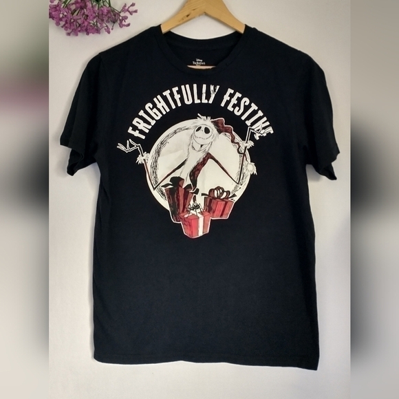 Nightmare Before Christmas T Shirt Size Large Halloween T Shirt - Picture 1 of 5